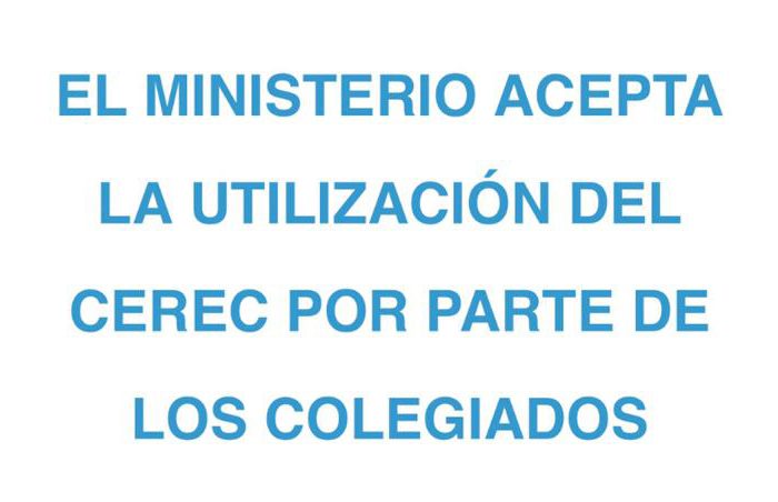 Sanidad regula el  sistema CEREC