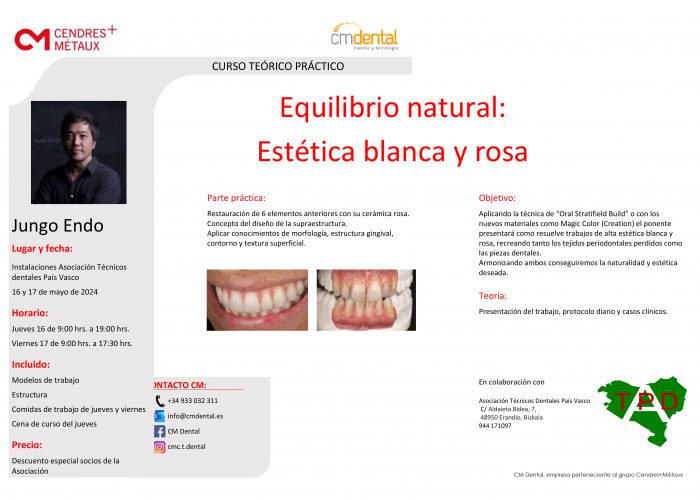 Curso Estética blanca y Rosa