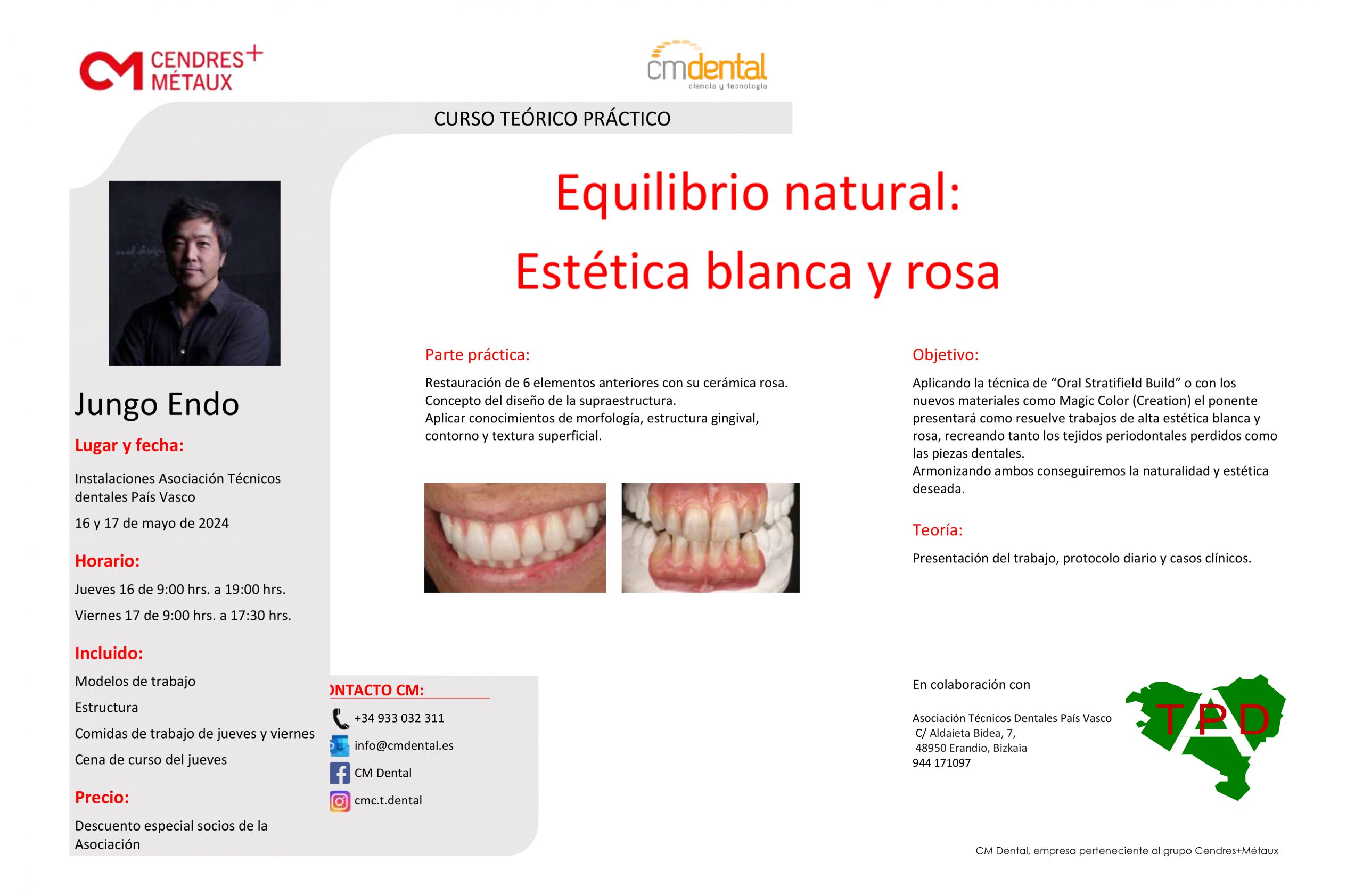 Curso Estética blanca y Rosa